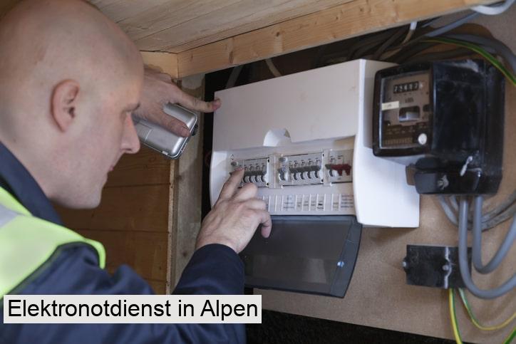 Elektronotdienst in Alpen
